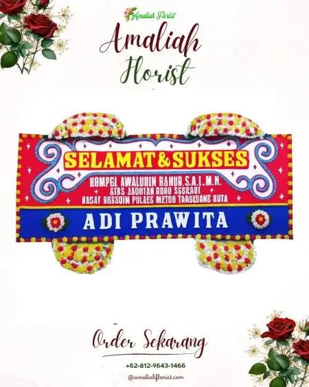 Papan Bunga Ucapan Selamat Rungkang