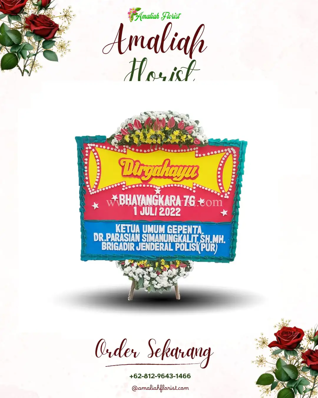 Papan Bunga HUT Ulang Tahun Rungkang
